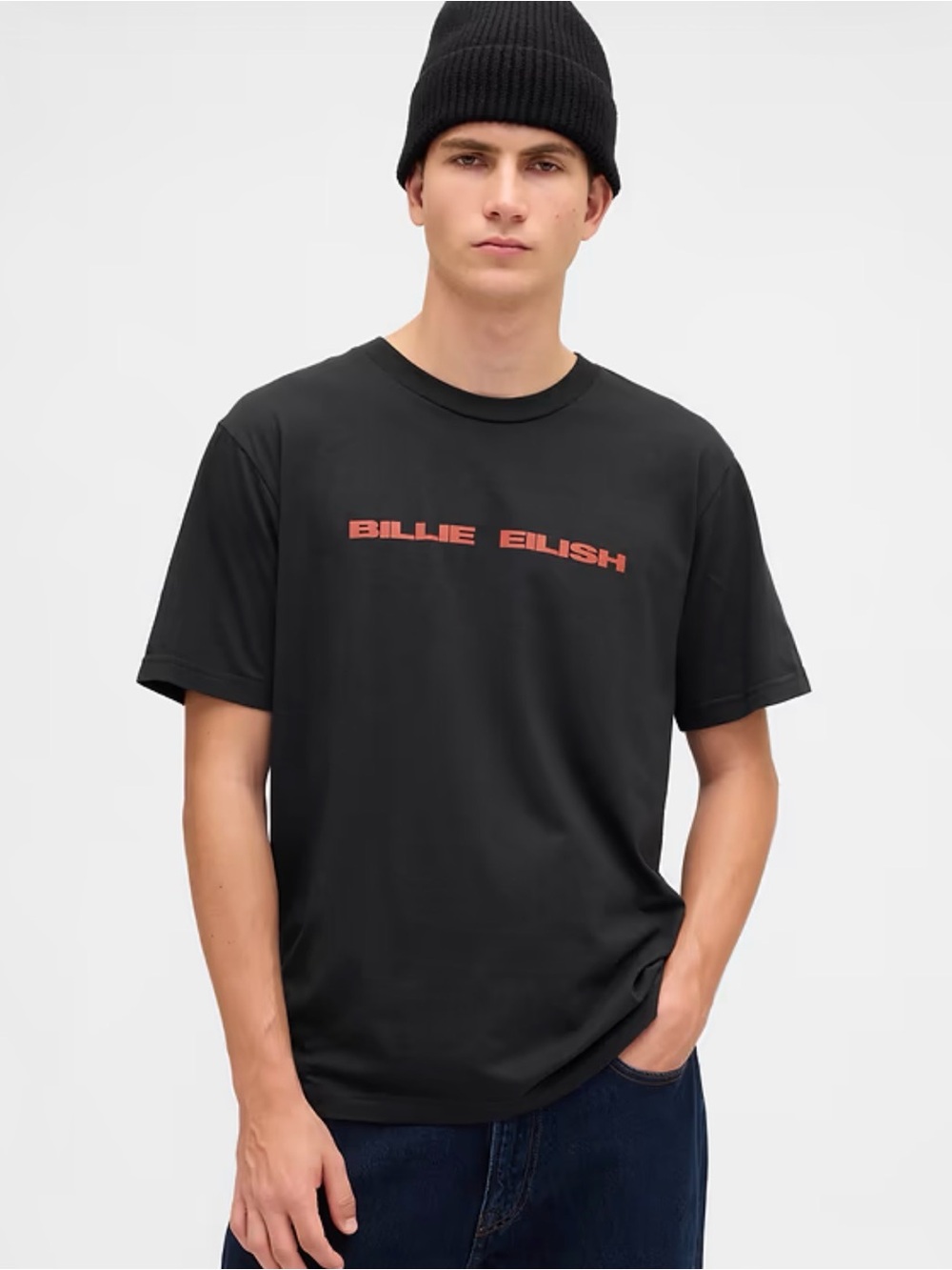 Black Billie Eilish Logo T‑Shirt